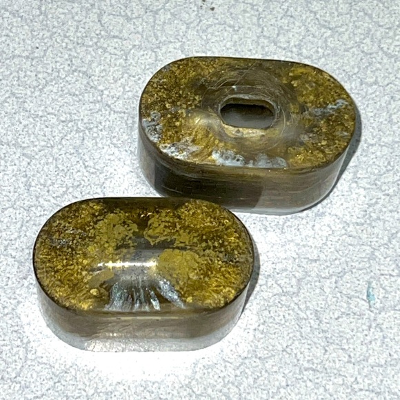 Apple AirPod Case AirPod Gen 1 or 2 Gold and White Over Clear Mix & Match! - Picture 2 of 4